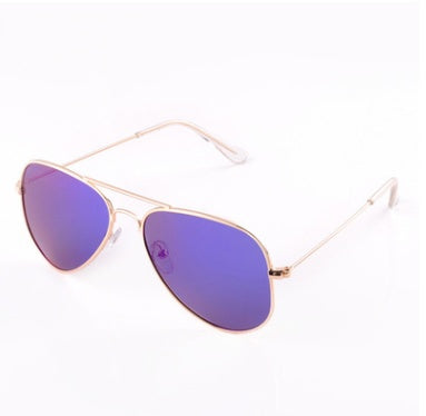 A new generation of color film UV reflective metal Sunglasses Polarized Sunglasses ladies fashion sunglasses