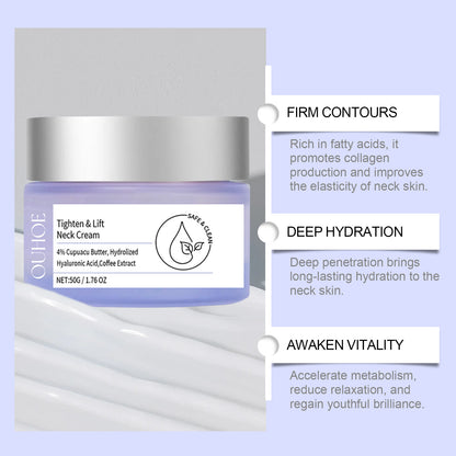 Anti-Aging Neck Cream Smoothing Fine Lines Moisturizing